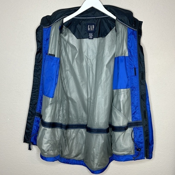 Gap Full Zip Hooded Rain Jacket Size Large - Picture 10 of 14